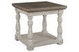 Havalance Gray/White End Table - T814-3 - Gate Furniture