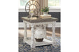 Havalance Gray/White End Table - T814-3 - Gate Furniture