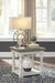 Havalance Gray/White End Table - T814-3 - Gate Furniture