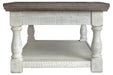 Havalance Gray/White Lift-Top Coffee Table - T814-9 - Gate Furniture