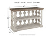 Havalance Gray/White Sofa/Console Table - T814-5 - Gate Furniture