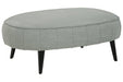 Hollyann Gray Oversized Accent Ottoman - 2440208 - Gate Furniture