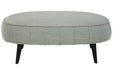 Hollyann Gray Oversized Accent Ottoman - 2440208 - Gate Furniture