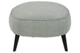 Hollyann Gray Oversized Accent Ottoman - 2440208 - Gate Furniture