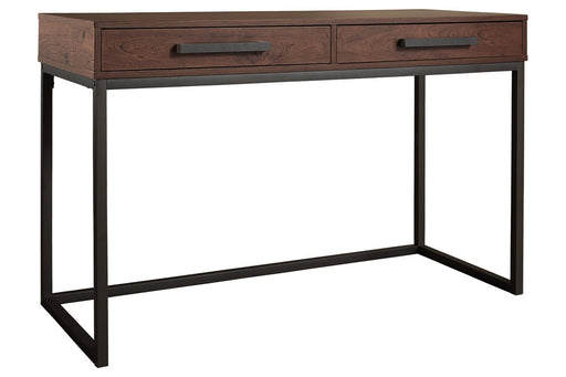 Horatio Warm Brown/Gunmetal Home Office Desk - Z1610999 - Gate Furniture