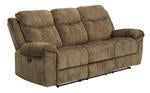 Huddle-Up Nutmeg Reclining Sofa with Drop Down Table - 8230489 - Gate Furniture