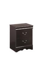 Huey Vineyard Black Nightstand - B128-92 - Gate Furniture