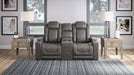 Hyllmont Gray Power Reclining Living Room Set - Gate Furniture