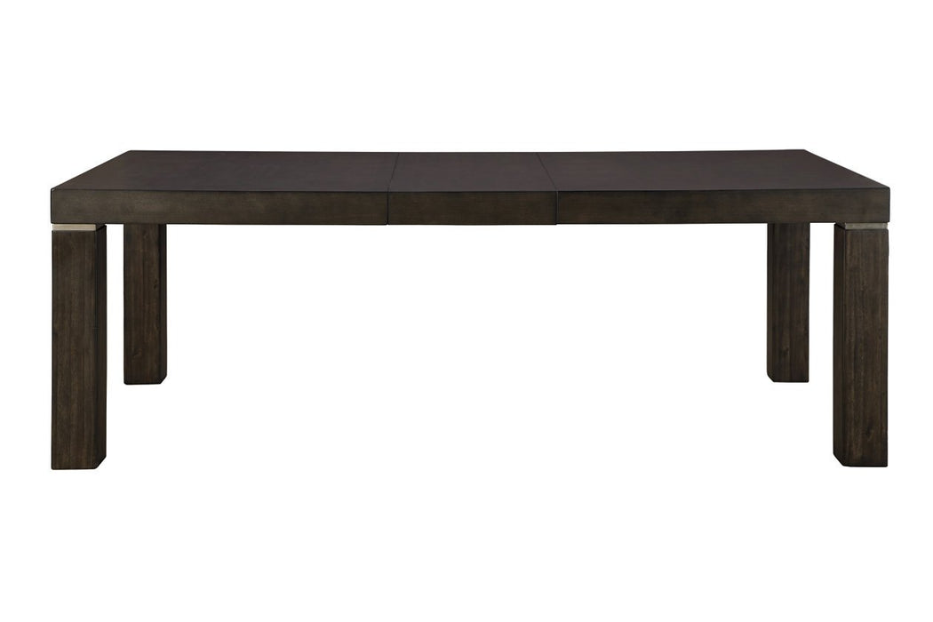 Hyndell Dark Brown Dining Extension Table - D731-35 - Gate Furniture