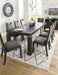 Hyndell Dark Brown Dining Room Set - Gate Furniture