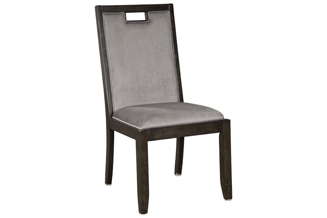 Hyndell Gray/Dark Brown Dining Chair (Set of 2) - D731-01 - Gate Furniture