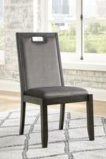 Hyndell Gray/Dark Brown Dining Chair (Set of 2) - D731-01 - Gate Furniture