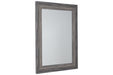 jACEE Antique Gray Accent Mirror - A8010218 - Gate Furniture