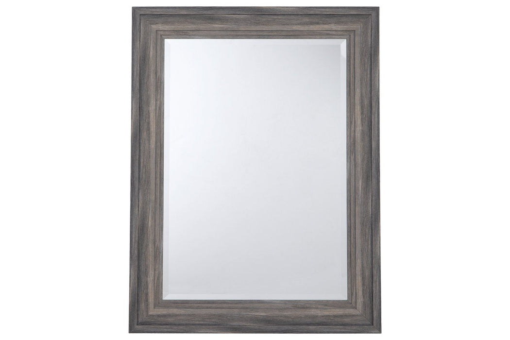 jACEE Antique Gray Accent Mirror - A8010218 - Gate Furniture