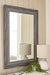 jACEE Antique Gray Accent Mirror - A8010218 - Gate Furniture