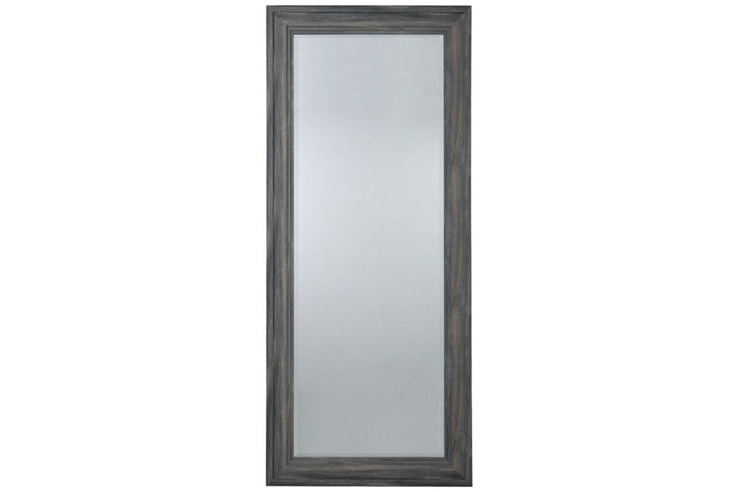 Jacee Antique Gray Floor Mirror - A8010219 - Gate Furniture