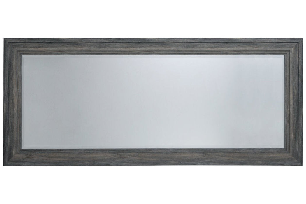 Jacee Antique Gray Floor Mirror - A8010219 - Gate Furniture