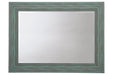 Jacee Antique Teal Accent Mirror - A8010220 - Gate Furniture