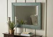 Jacee Antique Teal Accent Mirror - A8010220 - Gate Furniture