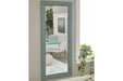 Jacee Antique Teal Floor Mirror - A8010221 - Gate Furniture