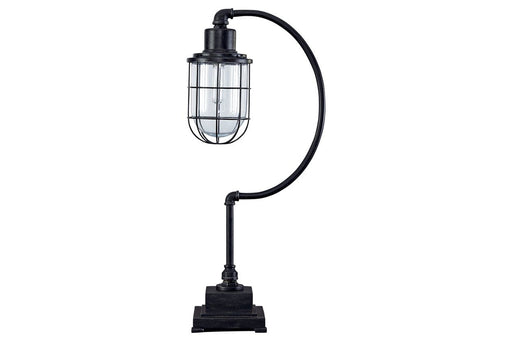 Jae Antique Black Desk Lamp - L734232 - Gate Furniture