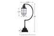 Jae Antique Black Desk Lamp - L734232 - Gate Furniture