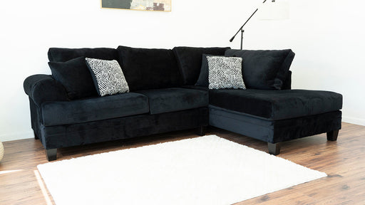 Jamba Black Sectional - Gate Furniture