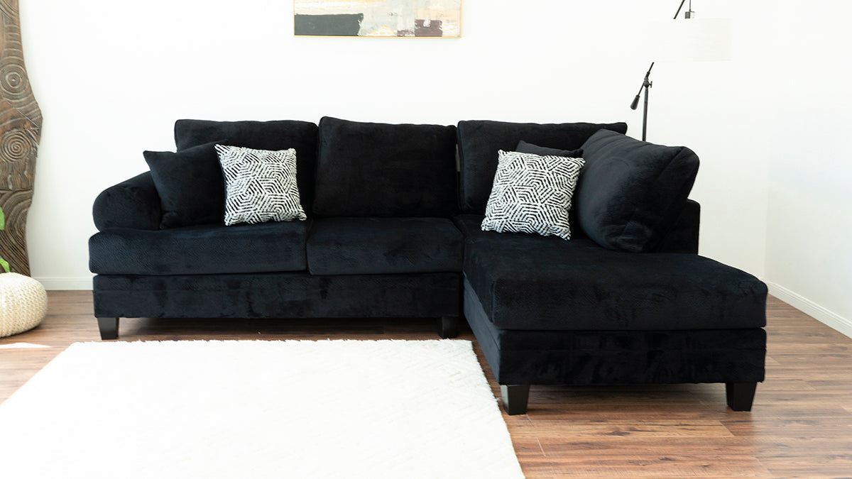 Jamba Black Sectional - JAMBABLACK-SEC - Gate Furniture