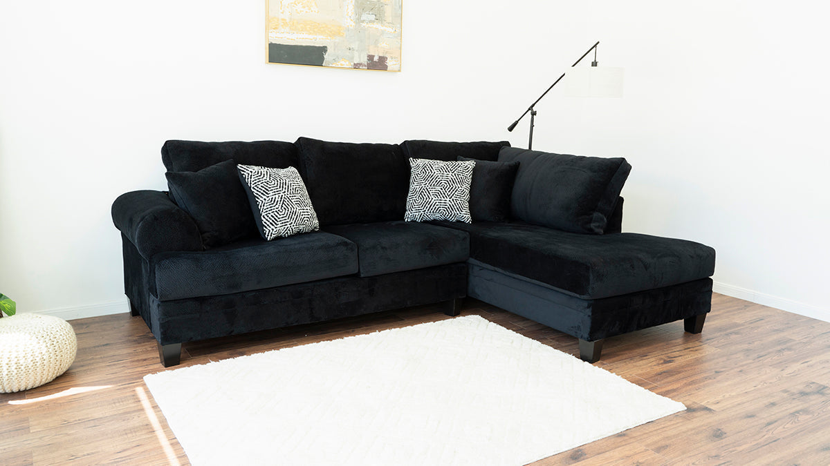 Jamba Black Sectional - JAMBABLACK-SEC - Gate Furniture