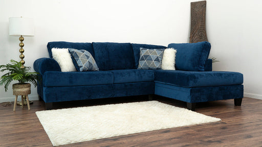 Jamba Navy Sectional - Gate Furniture