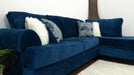 Jamba Navy Sectional - Gate Furniture