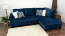 Jamba Navy Sectional - Gate Furniture