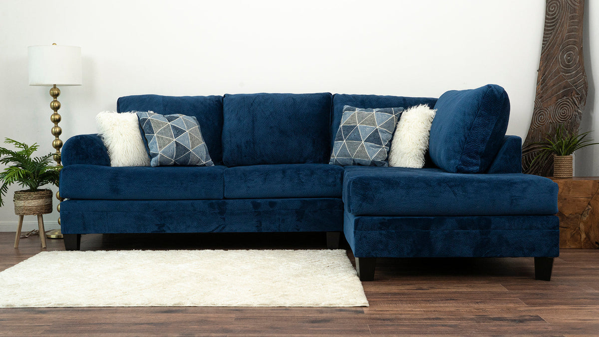 Jamba Navy Sectional - JAMBANAVY-SEC - Gate Furniture