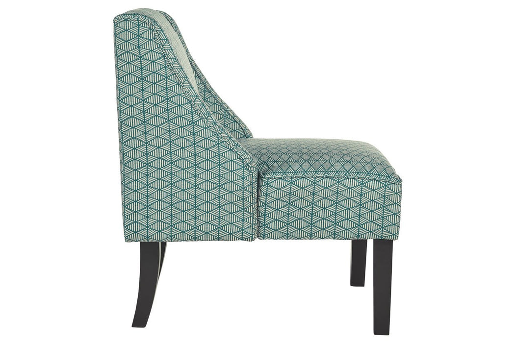 Janesley Teal/Cream Accent Chair - A3000137 - Gate Furniture