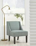 Janesley Teal/Cream Accent Chair - A3000137 - Gate Furniture