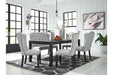 Jeanette Black Dining Table - D702-25 - Gate Furniture