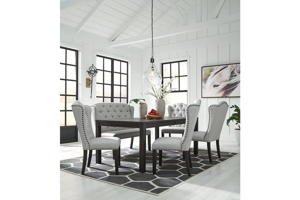 Jeanette Black Dining Table - D702-25 - Gate Furniture