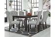 Jeanette Black Dining Table - D702-25 - Gate Furniture