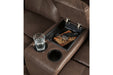 Jesolo Coffee Reclining Loveseat with Console - 8670494 - Gate Furniture