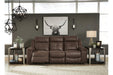 Jesolo Coffee Reclining Sofa - 8670488 - Gate Furniture