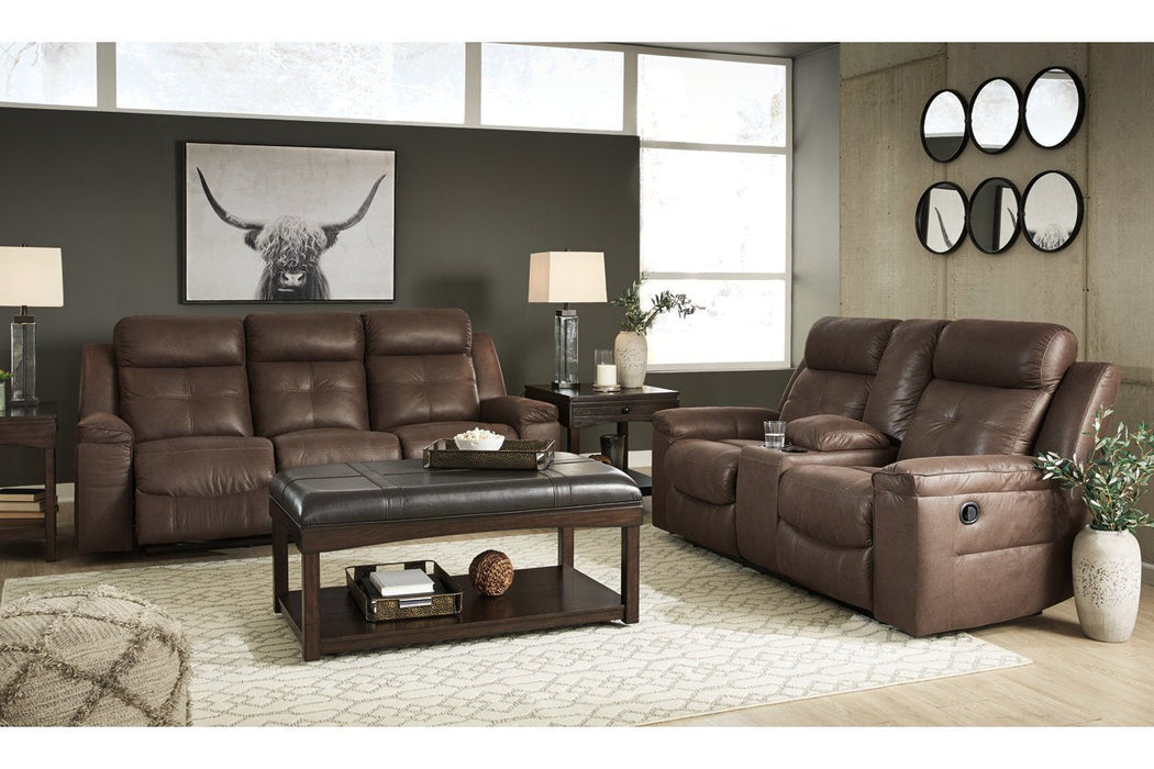 Jesolo Coffee Reclining Sofa - 8670488 - Gate Furniture