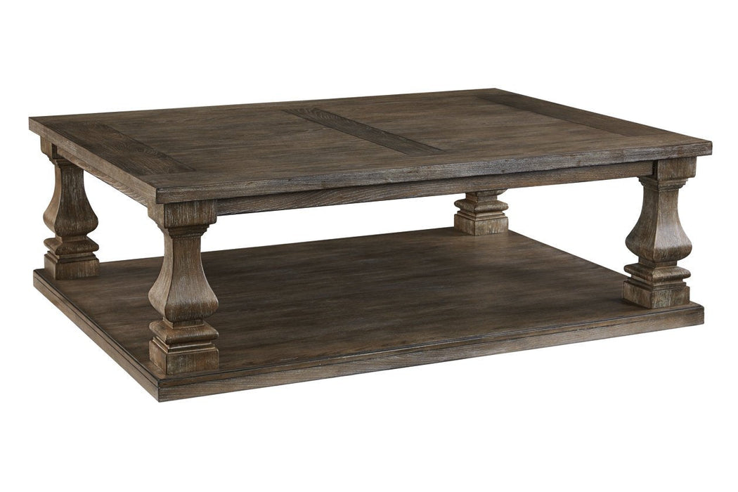 Johnelle Gray Coffee Table - T776-1 - Gate Furniture