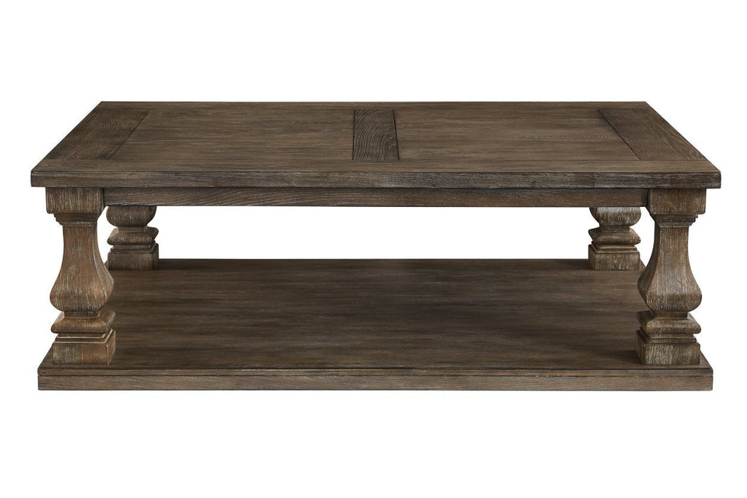 Johnelle Gray Coffee Table - T776-1 - Gate Furniture