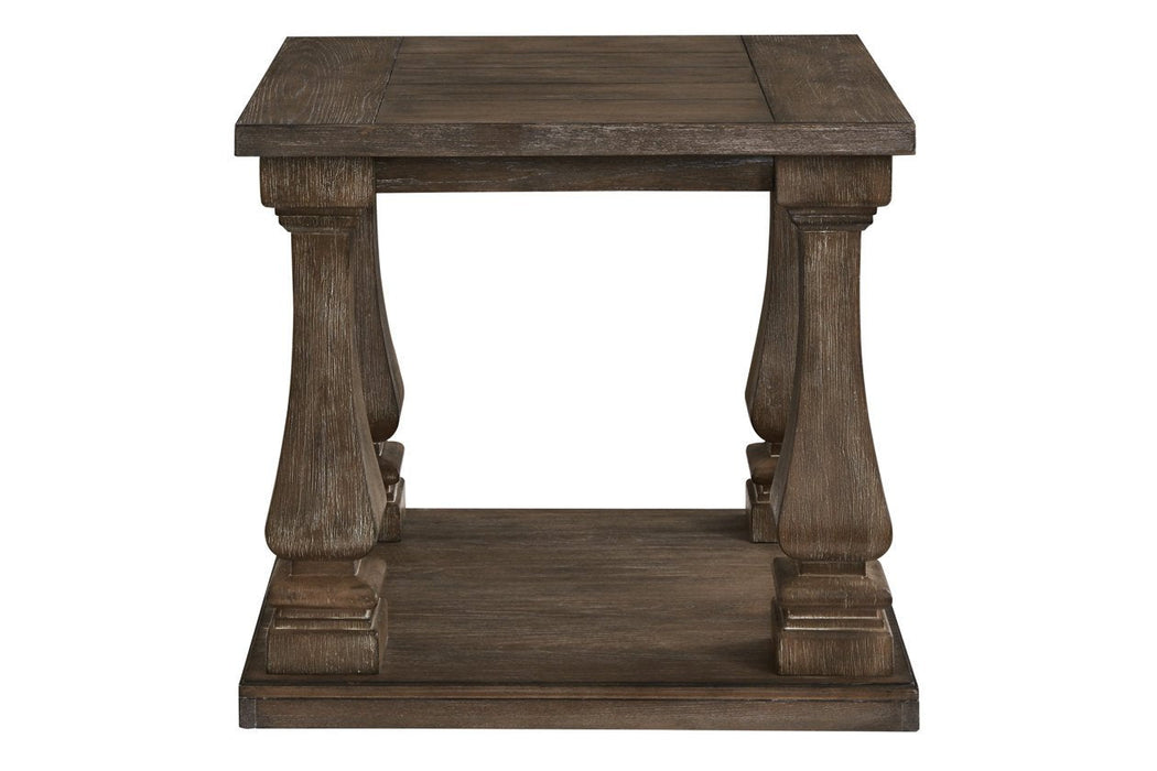 Johnelle Gray End Table - T776-3 - Gate Furniture