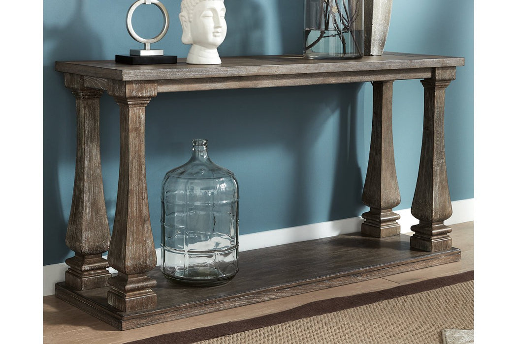 Johnelle Gray Sofa Table - T776-4 - Gate Furniture