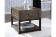 Johurst Grayish Brown End Table - T444-3 - Gate Furniture