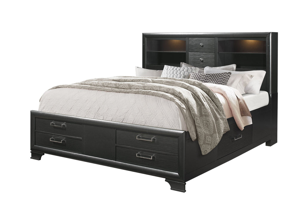 Jordyn Grey Queen Bed Group - JORDYN-GREY-QBG - Gate Furniture