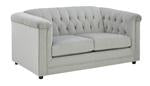 Josanna Gray Loveseat - 2190435 - Gate Furniture