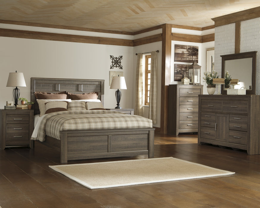 Juararo Dark Brown Panel Bedroom Set - Gate Furniture