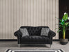 Juliette Black Velvet Sofa & Loveseat - JULIETTEBLACK-SL - Gate Furniture